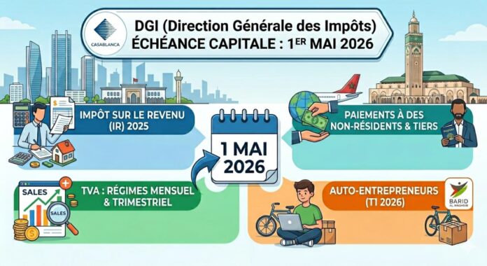 fiscalité Maroc échéance 1er mai
