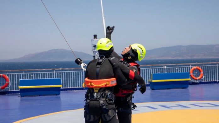 Détroit Gibraltar Maroc simule