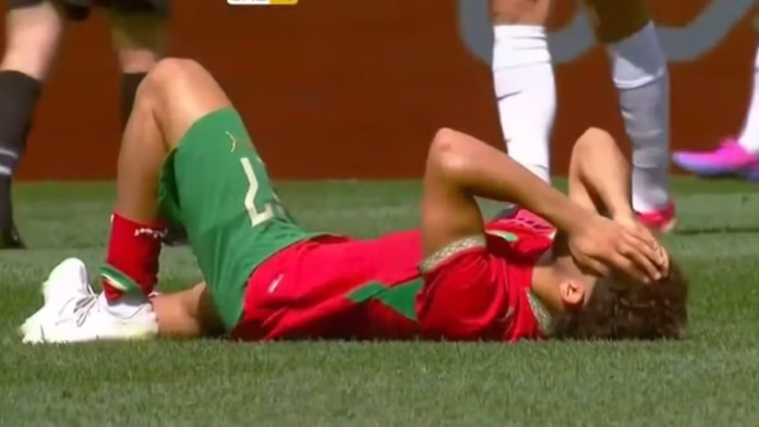 Abdessamad Ezzalzouli blessure