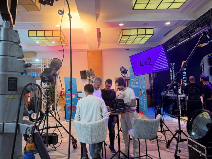 Ambiance de la 10e édition du salon Casablanca Broadcast Days à Casablanca