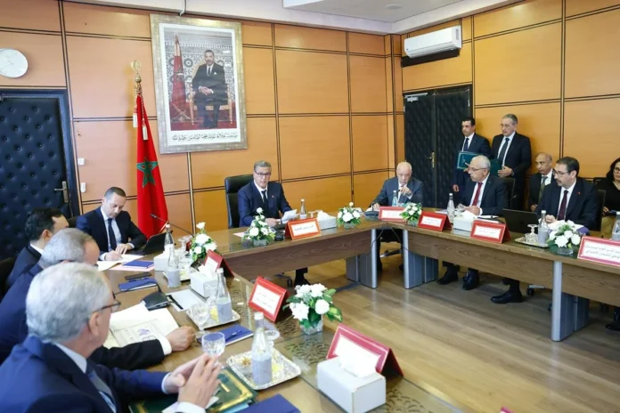 Aziz Akhannouch présidant le premier Conseil d’administration du Groupement Sanitaire Territorial Casablanca-Settat