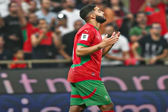 Ismaël Saibari sous le maillot du PSV Eindhoven