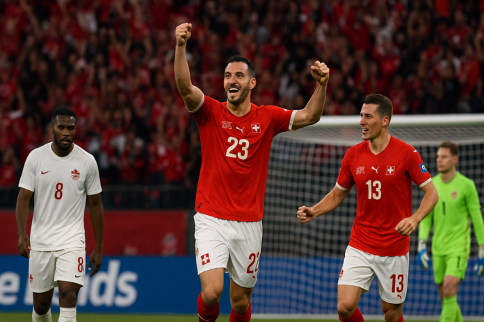 Switzerland Canada résultat