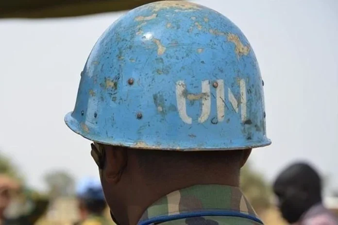 Casques bleus marocains lors d’une mission de maintien de la paix