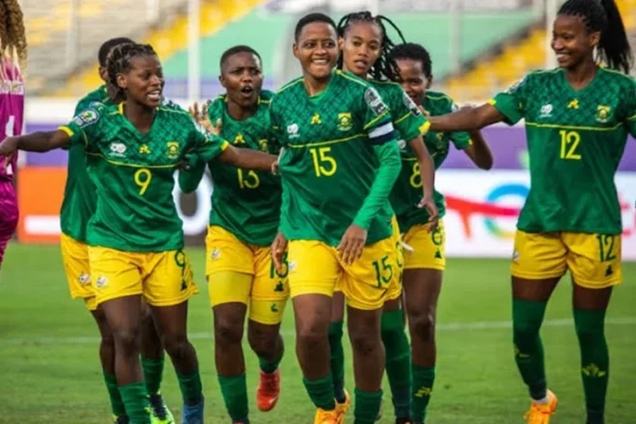Équipe féminine d'Afrique du Sud lors de la CAN féminine 2026