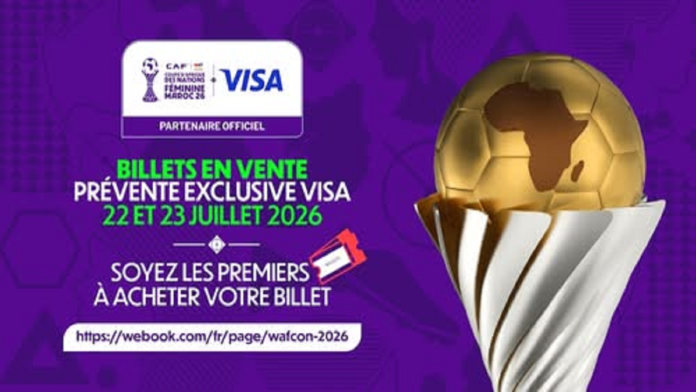 Affiche de la CAN Féminine Maroc 2026