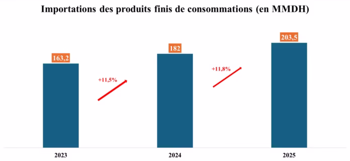 importations biens consommation