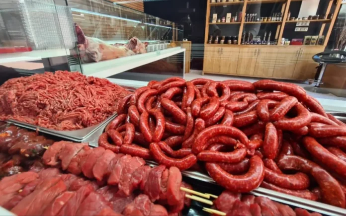 la viande et les moutons importés