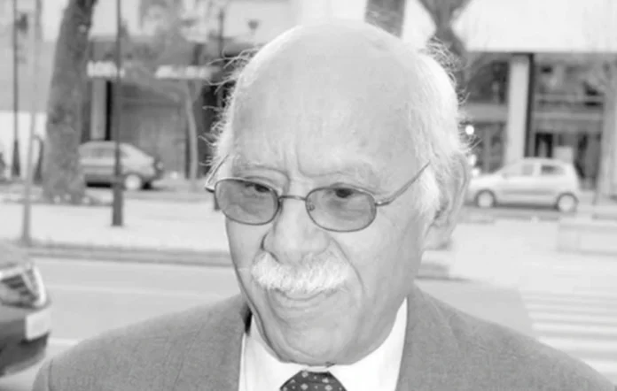 Portrait du poète marocain Mohamed Serghini