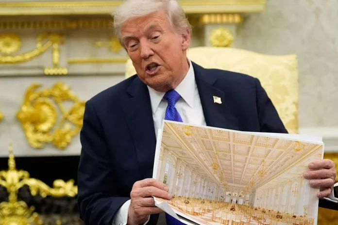 Trump salle bal Maison