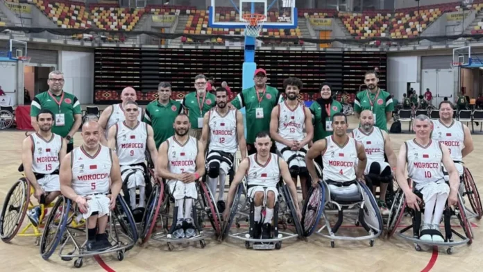 Maroc Mondial basketball fauteuil