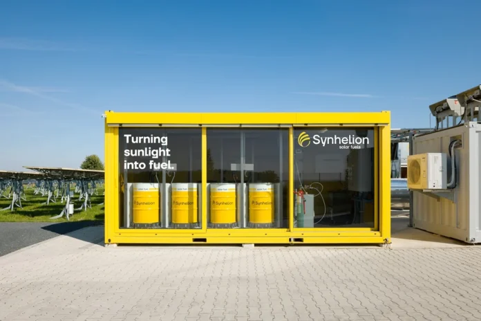 Synhelion carburants synthèse