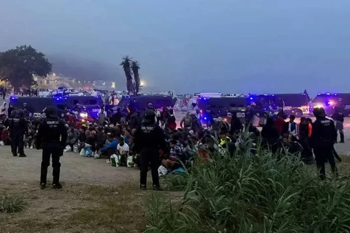 Sebta démantèlement camp El